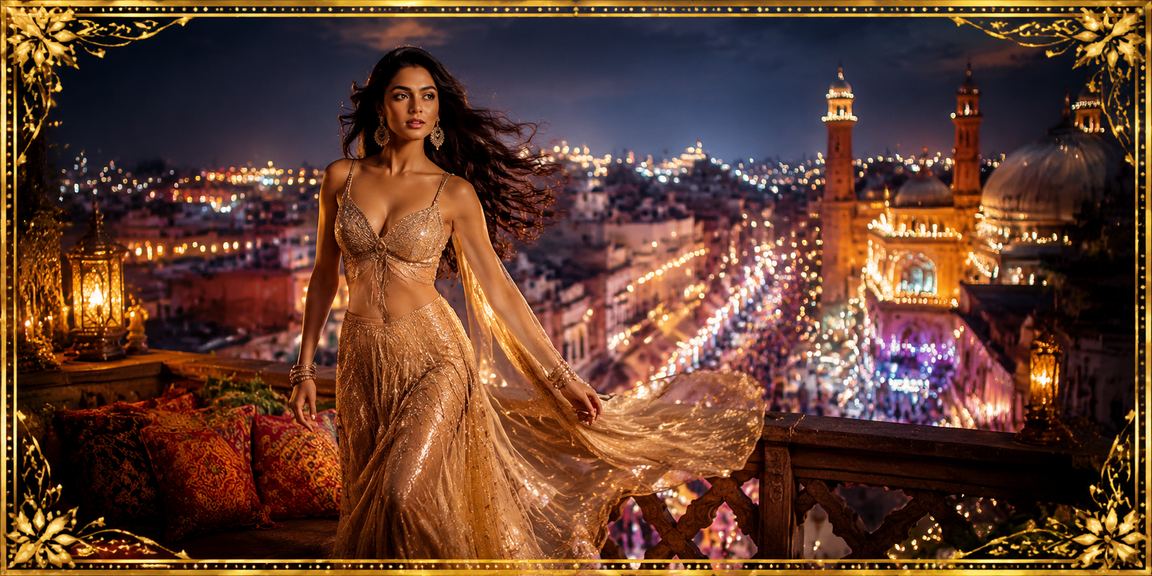 Lucknow old city streets vibrant nightlife entertainment and casino